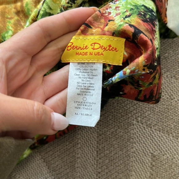 Vintage Bernie Dexter Printed Dress - Picture 7 of 10